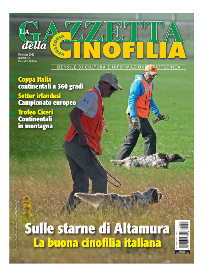 GAZZETTA DELLA CINOFILIA - Dicembre 2022 - cartaceo