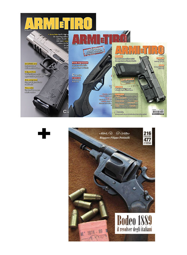 Pacchetto Abbonamento Armi e Tiro cartaceo + Libro Bodeo 1889