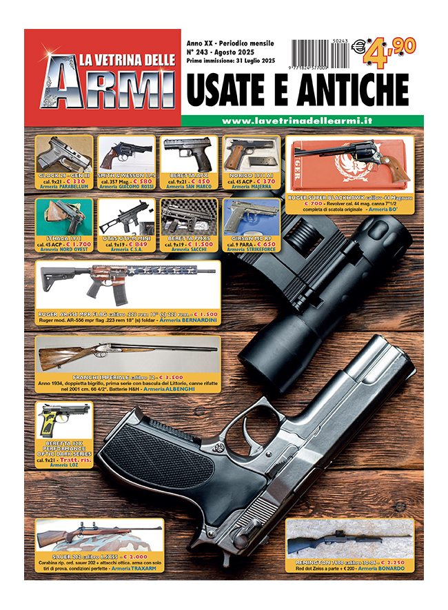 LA VETRINA DELLE ARMI - Agosto 2025 - digitale