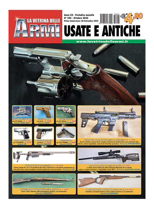 LA VETRINA DELLE ARMI - Ottobre 2025 - cartaceo