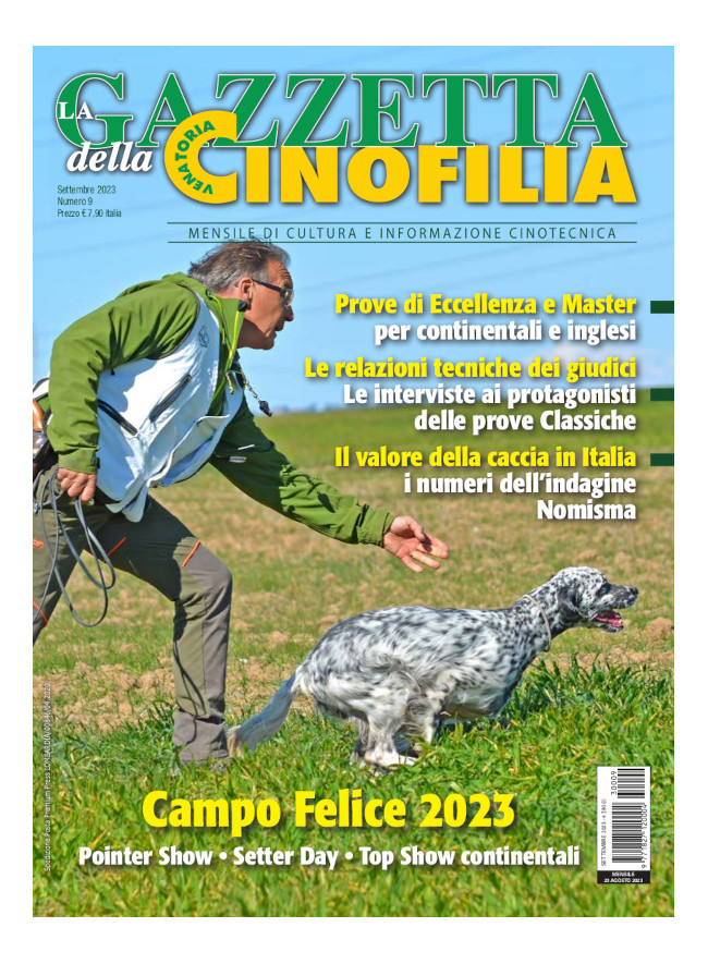 GAZZETTA DELLA CINOFILIA - Settembre 2023 - cartaceo