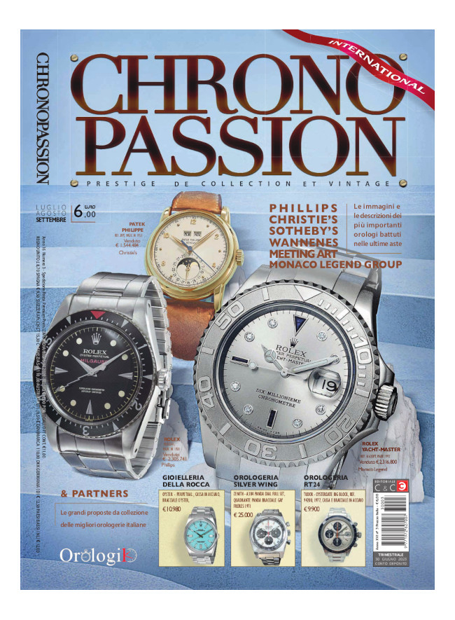 CHRONO PASSION - Luglio / Agosto / Settembre 2023 - cartaceo