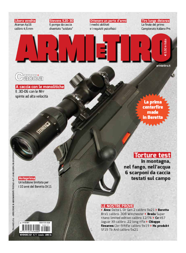 ARMI E TIRO - Novembre 2021 - digitale