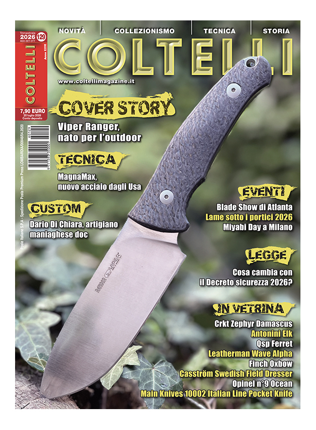 COLTELLI - Agosto / Settembre / Ottobre 2026 - cartaceo