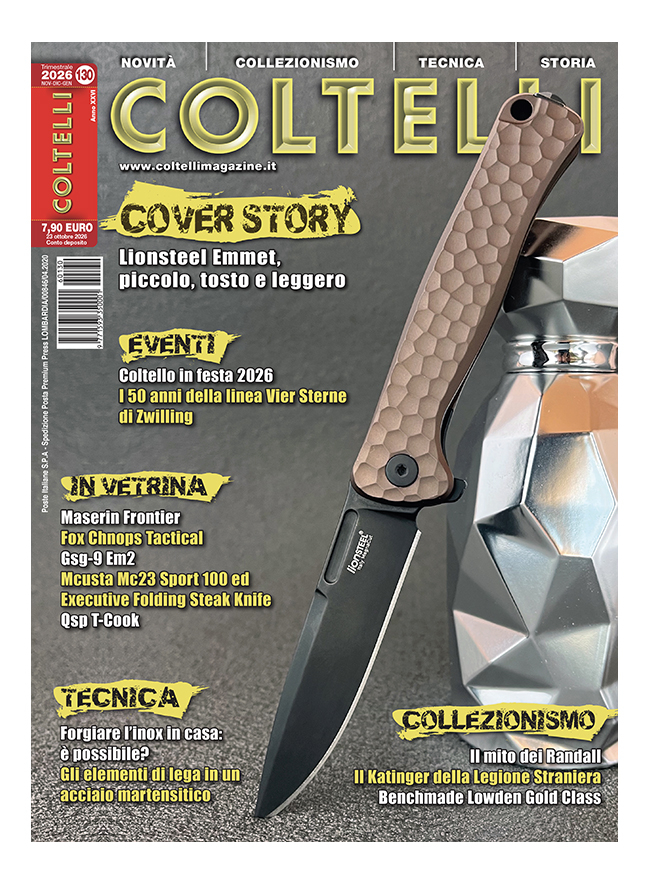 COLTELLI - Novembre / Dicembre 2026 / Gennaio 2027 - cartaceo
