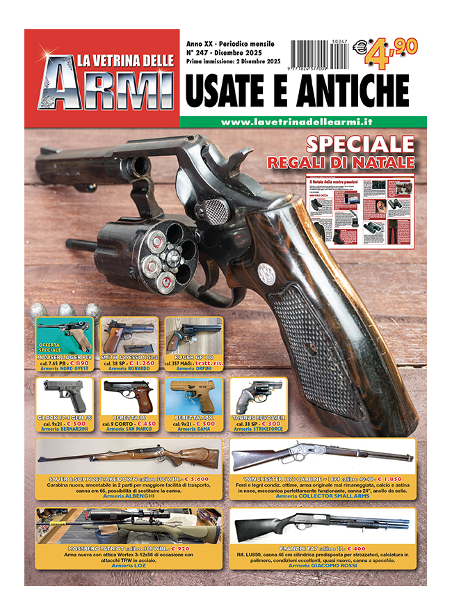LA VETRINA DELLE ARMI - Dicembre 2025 - cartaceo