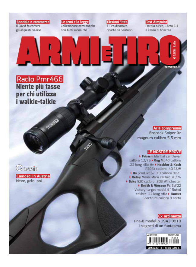 ARMI E TIRO - Gennaio 2021 - digitale